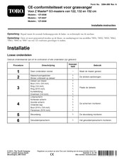 Toro Z Master G3 Installatie-Instructies