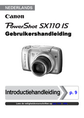 Canon PowerShot SX110 IS Gebruikershandleiding