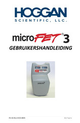 Hoggan Scientific microFET 3 Gebruikershandleiding