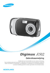 Samsung Digimax A402 Gebruiksaanwijzing