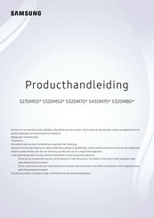 Samsung S27DM50 Series Producthandleiding