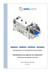 Smipack BP802AS Handleiding Voor Gebruik En Onderhoud