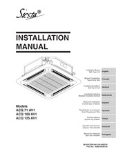 Daikin Siesta ACQ 125 AV1 Installatiehandleiding