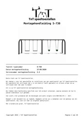 TNT S-730 Montagehandleiding