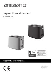 Ambiano Japandi GT-TDS-EDS-11 Gebruiksaanwijzing