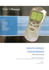 Health herald Digitale Therapie Machine Gebruiksaanwijzing