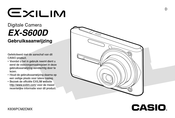 Casio Exilim EX-S600D Gebruiksaanwijzing