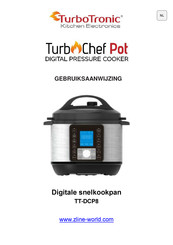 TurboTronic TurboChef Pot TT-DCP8 Gebruiksaanwijzing