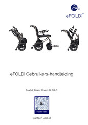 SunTech eFOLDi Power Chair HBLD3-D Gebruikershandleiding