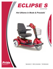 Pride Mobility Products ECLIPSE S Gebruikershandleiding