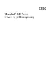 IBM ThinkPad G40 Series Servicehandleiding