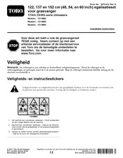 Toro 121-5663 Installatie-Instructies