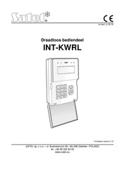 Satel INT-KWRL Handleiding