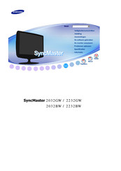 Samsung SyncMaster 2232GW Gebruikershandleiding