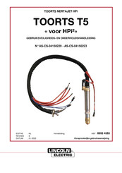 Lincoln Electric T5 Gebruikers- En Onderhoudshandleiding