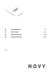 Novy 1811 Gebruiksaanwijzing
