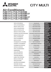 Mitsubishi Electric CITY MULTI PUMY-P140YKM5-ET Installatiehandleiding