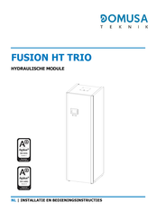 DOMUSA TEKNIK Fusion HT Trio Installatie- En Bedieningsinstructies