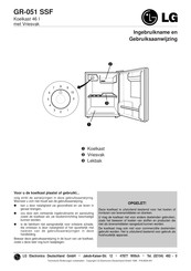 LG GR-051 SSF Gebruiksaanwijzing