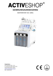 activeshop WATERSTOF H2 plus 6IN1 Gebruiksaanwijzing