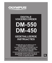 Olympus DM-550 Instructie