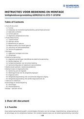 schmersal AZM201Z-I1-ST2-T-1P2PW Montagehandleiding En Bedieningsinstructies