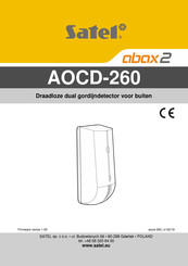 Satel AOCD-260 Handleiding