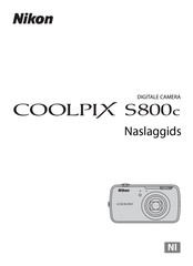 Nikon COOLPIX S800c Naslaggids