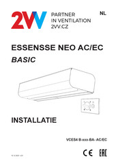 2VV ESSENSSE NEO AC/ EC BASIC Installatiehandleiding