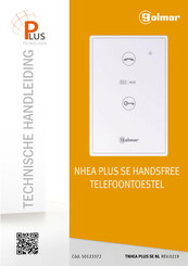 golmar NHEA PLUS SE HANDSFREE Handleiding