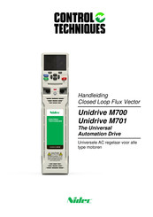 Nidec Control Techniques Unidrive M700 Handleiding