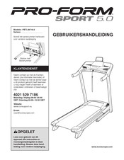 Pro-Form SPORT 5.0 Gebruikershandleiding