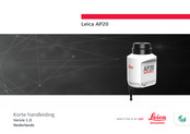 Leica AP20 Korte Handleiding