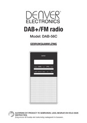 Denver Electronics DAB-56C Gebruiksaanwijzing