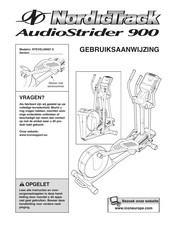 NordicTrack AudioStrider 900 Gebruiksaanwijzing