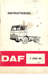 DAF F 2000 DH Instructieboekje