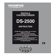 Olympus DS-2500 Instructies