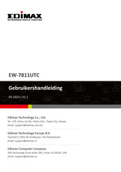 Edimax EW-7811UTC Gebruikershandleiding