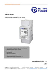 Eastron SDM220-Modbus Gebruikershandleiding