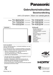 Panasonic TH-50EQ2W Installatie- En Gebruikersinstructies