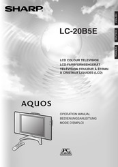 Sharp AQUOS LC-20B5E Handleiding