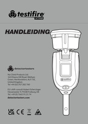 Detectortesters testfire XTR2 Handleiding