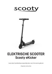 Scooty eKicker Handleiding