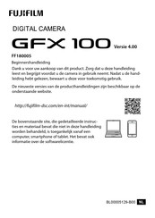 FujiFilm GFX 100 Handleiding