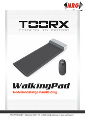 NRG Toorx WalkingPad Handleiding