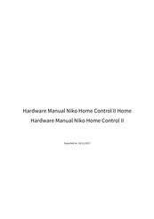 Niko Home Control II Handleiding