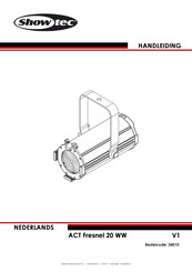 SHOWTEC ACT Fresnel 20 WW Handleiding