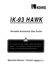 KOIKE IK-93 HAWK Handleiding