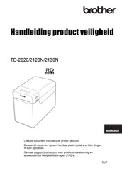 Brother TD-2020 Handleiding