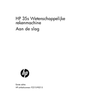 HP 35s Snel Aan De Slag